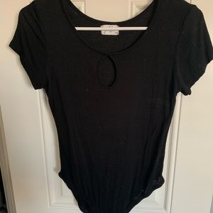 Black Keyhole Bodysuit